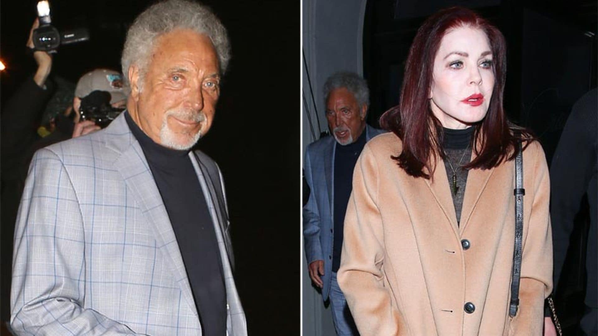 Tom Jones y Priscilla Presley... ¿pareja sorpresa?