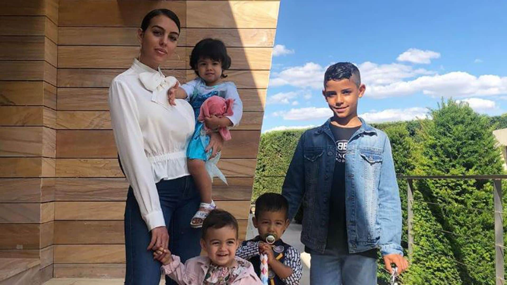 El divertido plan de Georgina y los niños para un día sin Cristiano