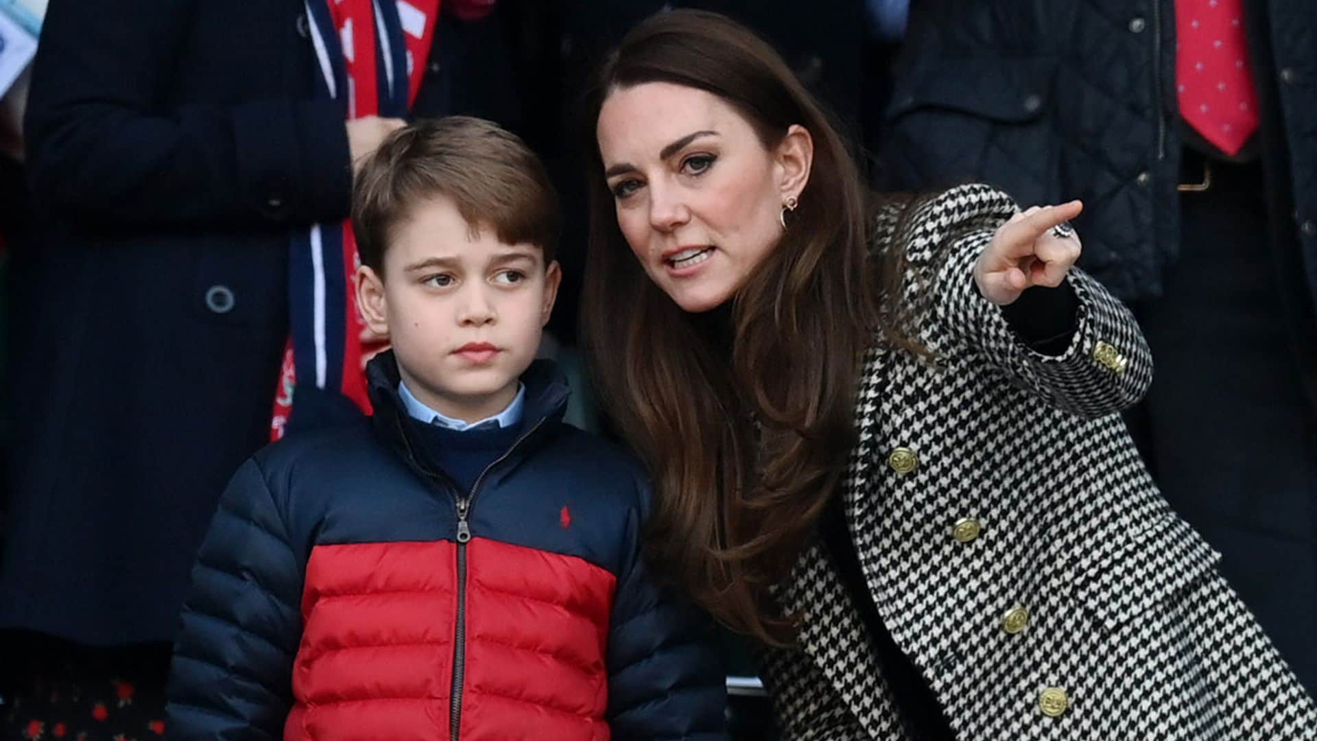 ¿De qué hablaron la duquesa de Cambridge y su hijo George en el rugby? Descubrimos su divertida charla