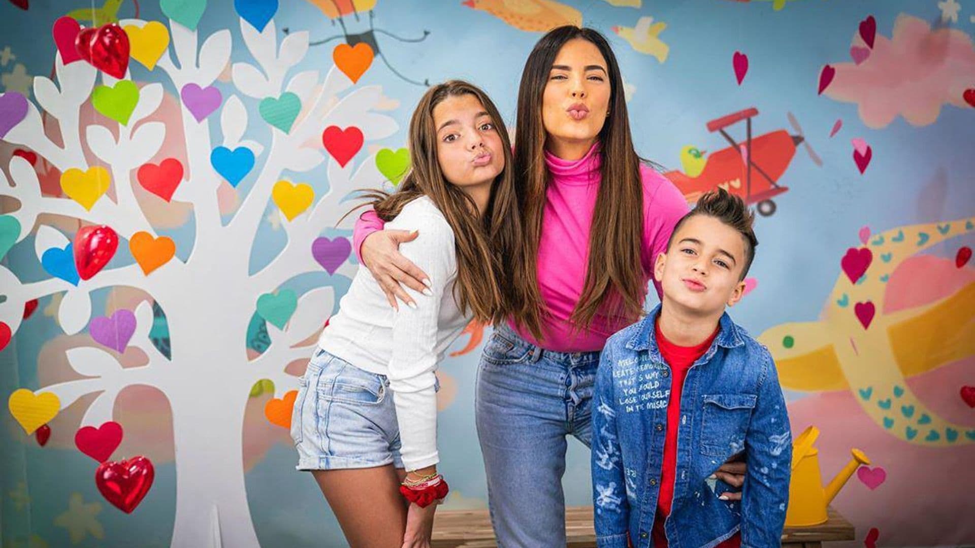 Gaby Espino comparte un emotivo momento junto a sus hijos Oriana y Nickolas