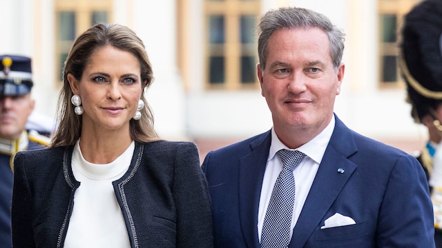 Magdalena de Suecia y Christopher O'Neill atienden a la inauguración del Parlamento