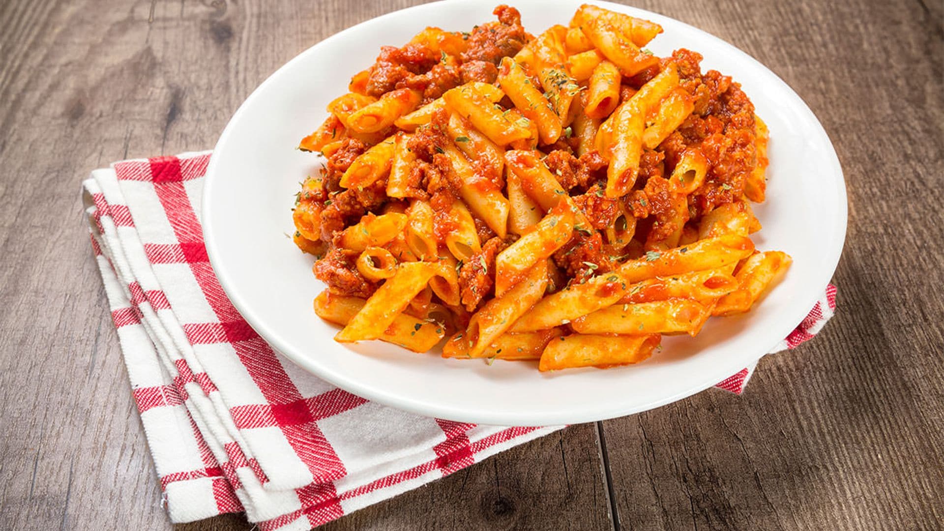 Macarrones con chorizo