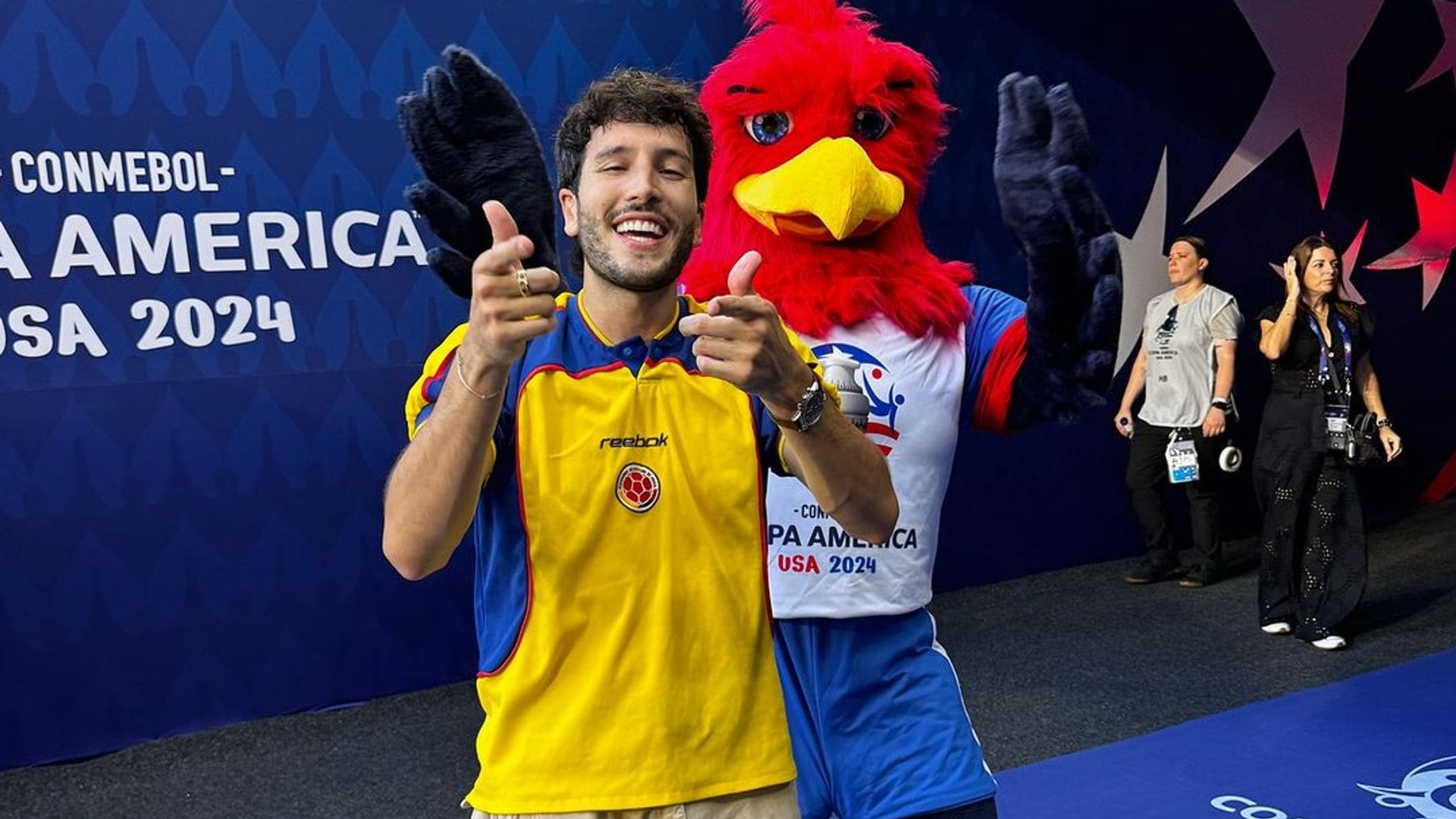 Sebastián Yatra, Evaluna, Camilo y más famosos en la final de la Copa América 2024