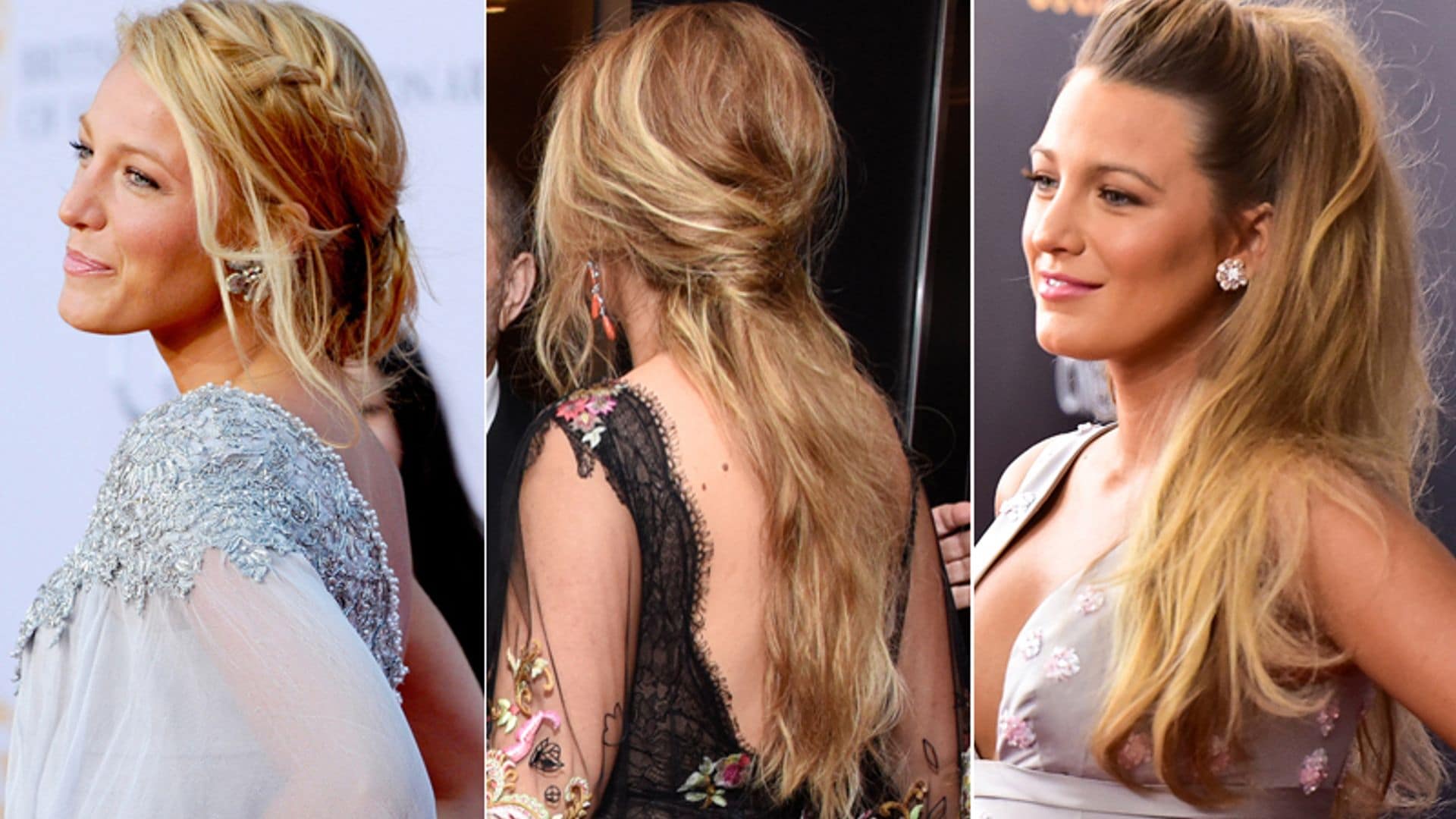 10 peinados fáciles y bonitos inspirados en Blake Lively para que brilles en tu próxima fiesta