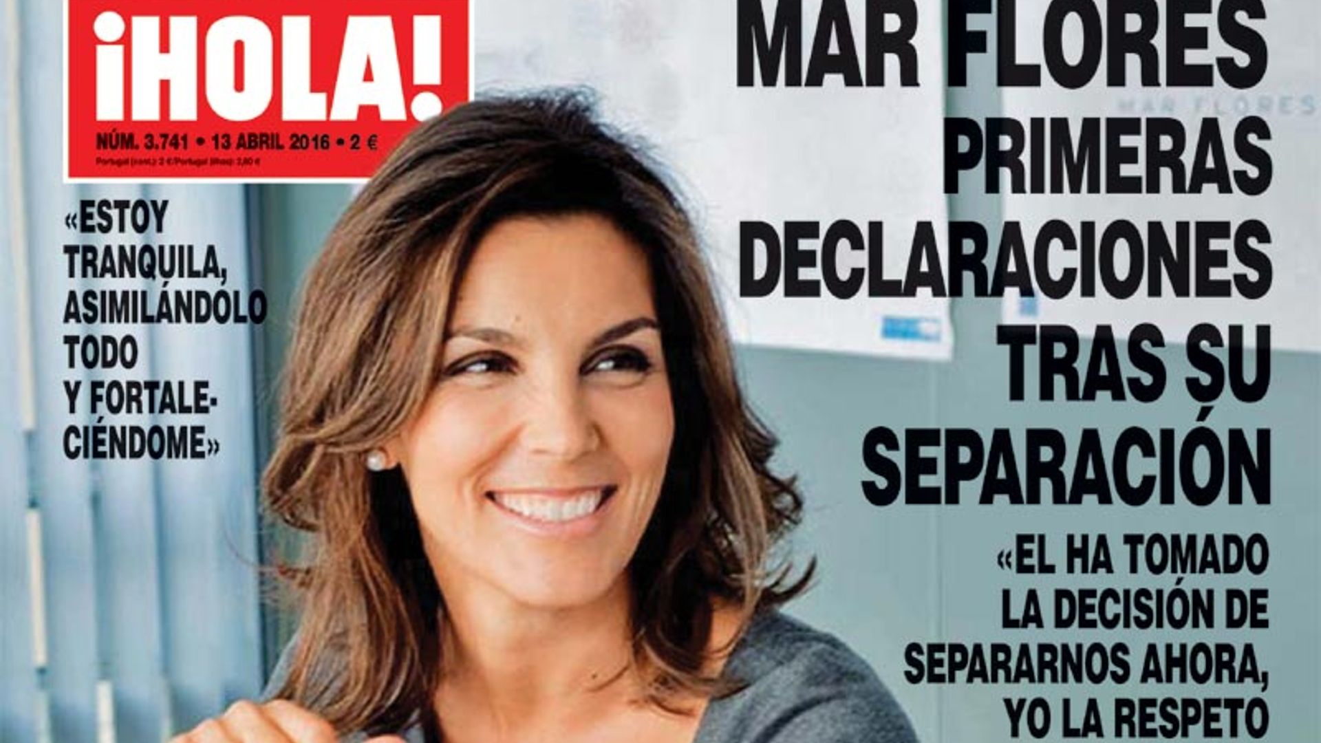 En ¡HOLA!, las primeras declaraciones de Mar Flores tras su separación