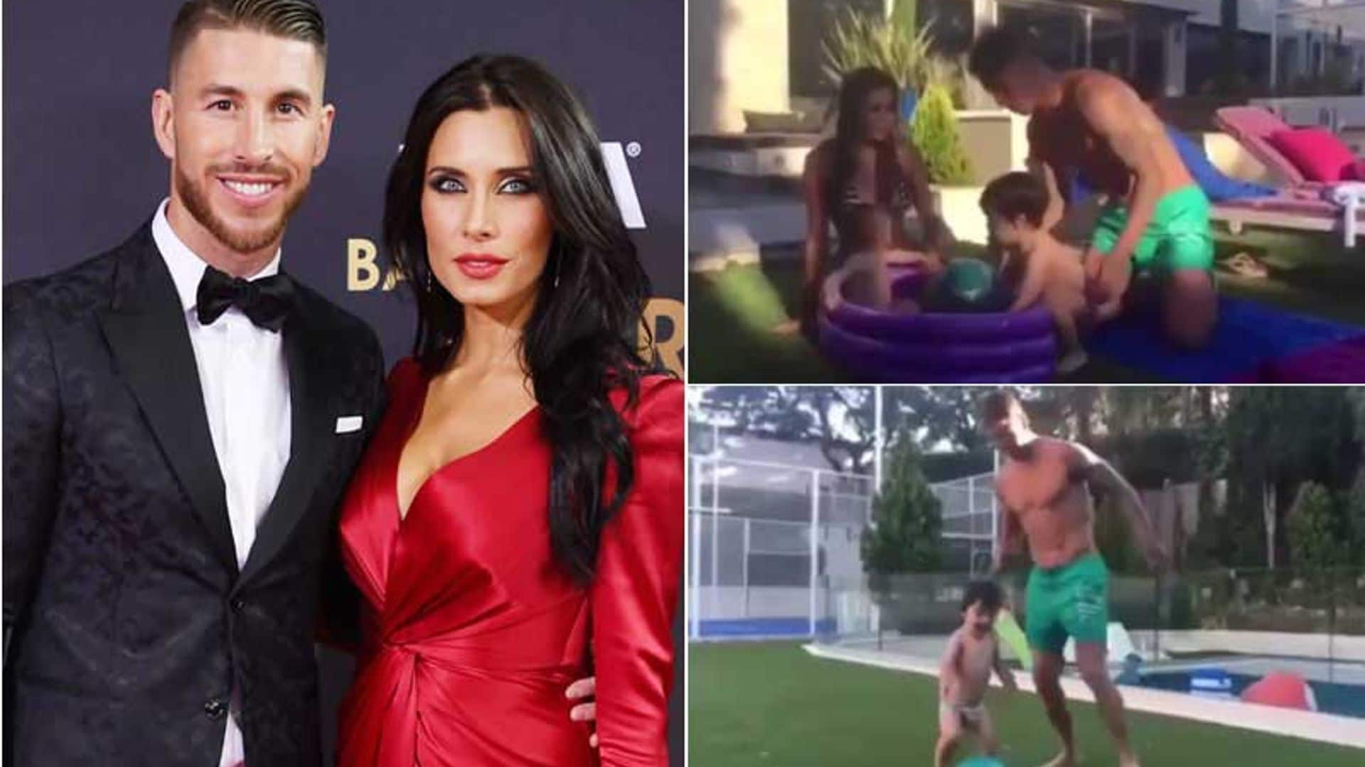 ¡Juegos y mucha diversión! Así es un  día en familia en la casa de Pilar Rubio y Sergio Ramos