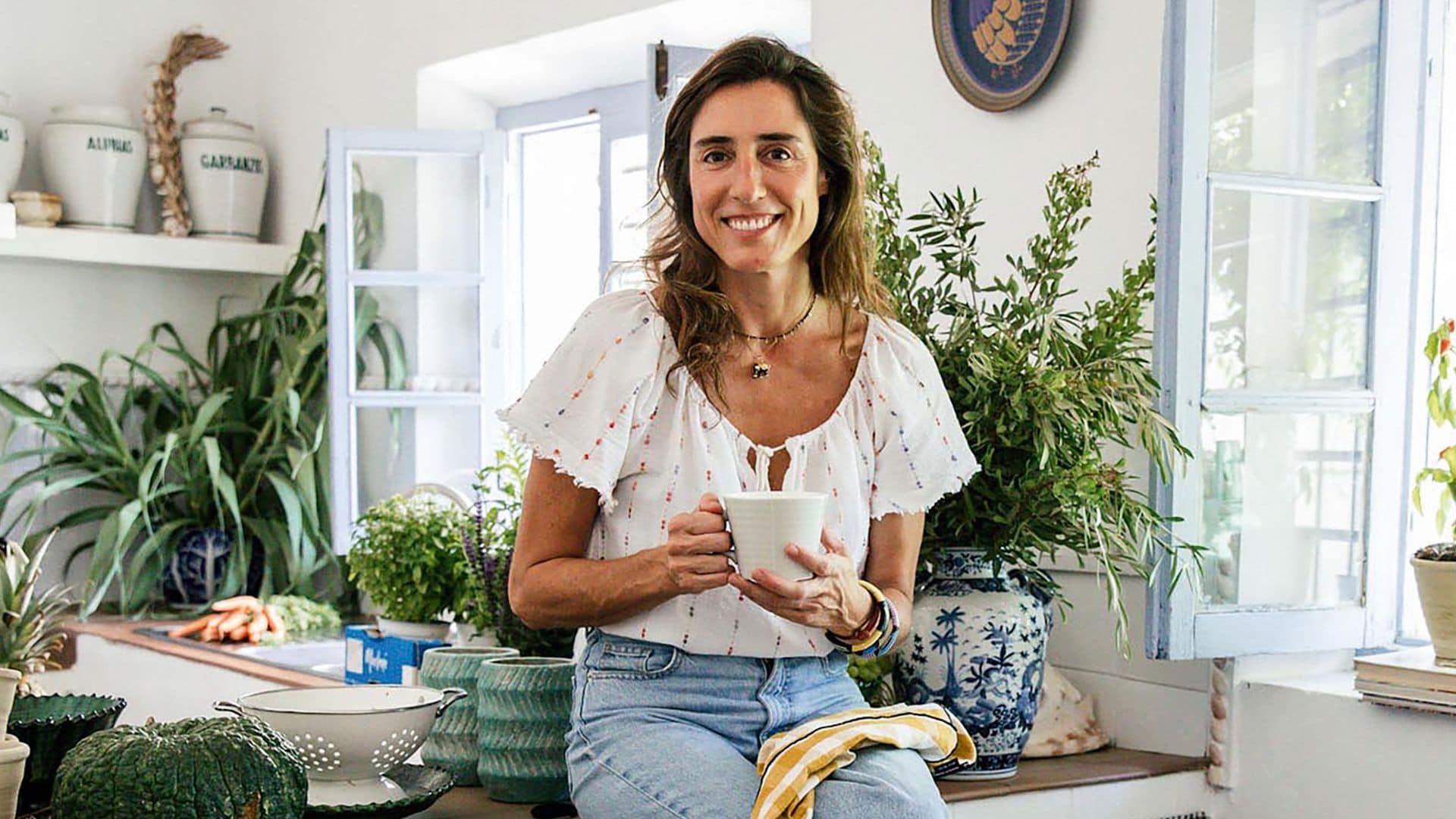 Inés Basterra en su cocina