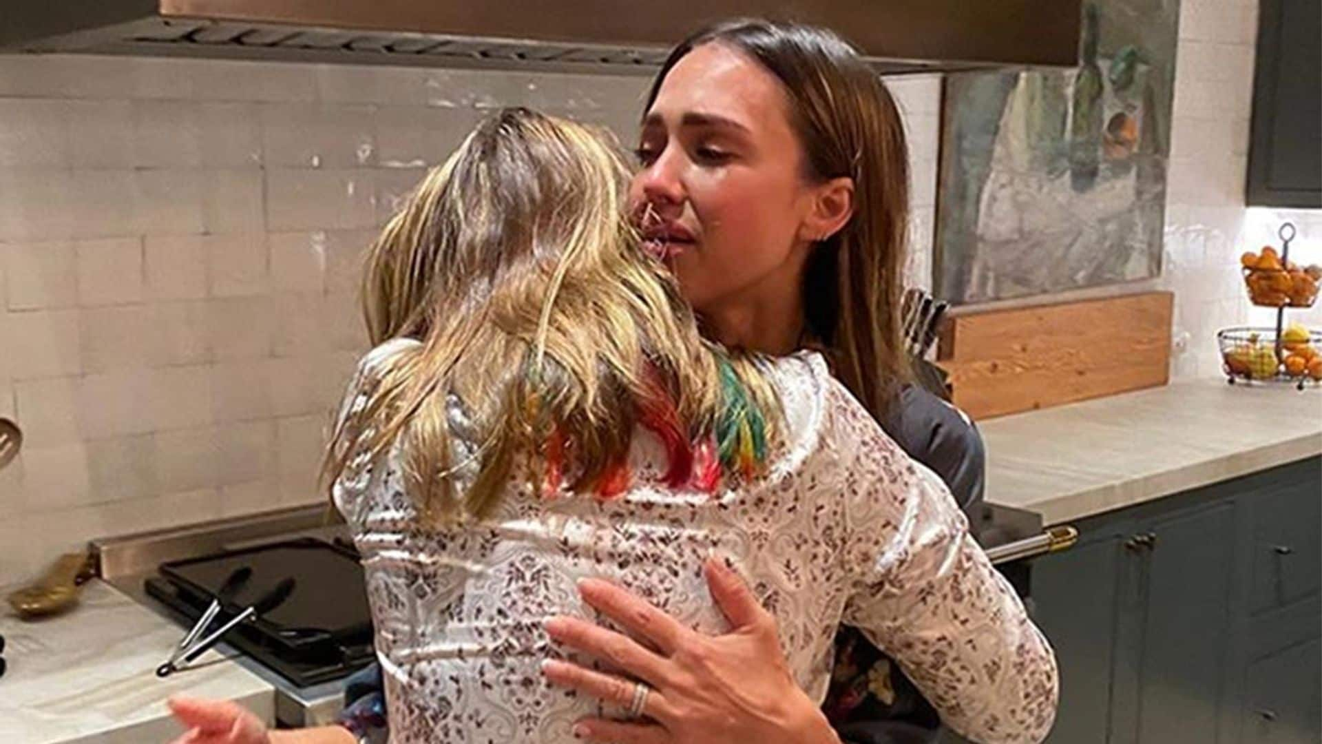 Las lágrimas de Jessica Alba porque su hija se hace mayor