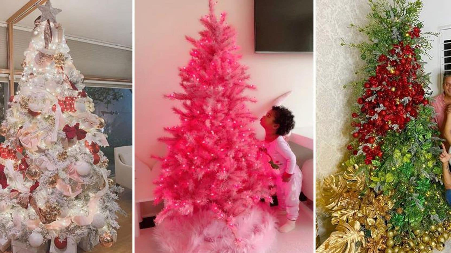 Los increíbles árboles de Navidad de los famosos