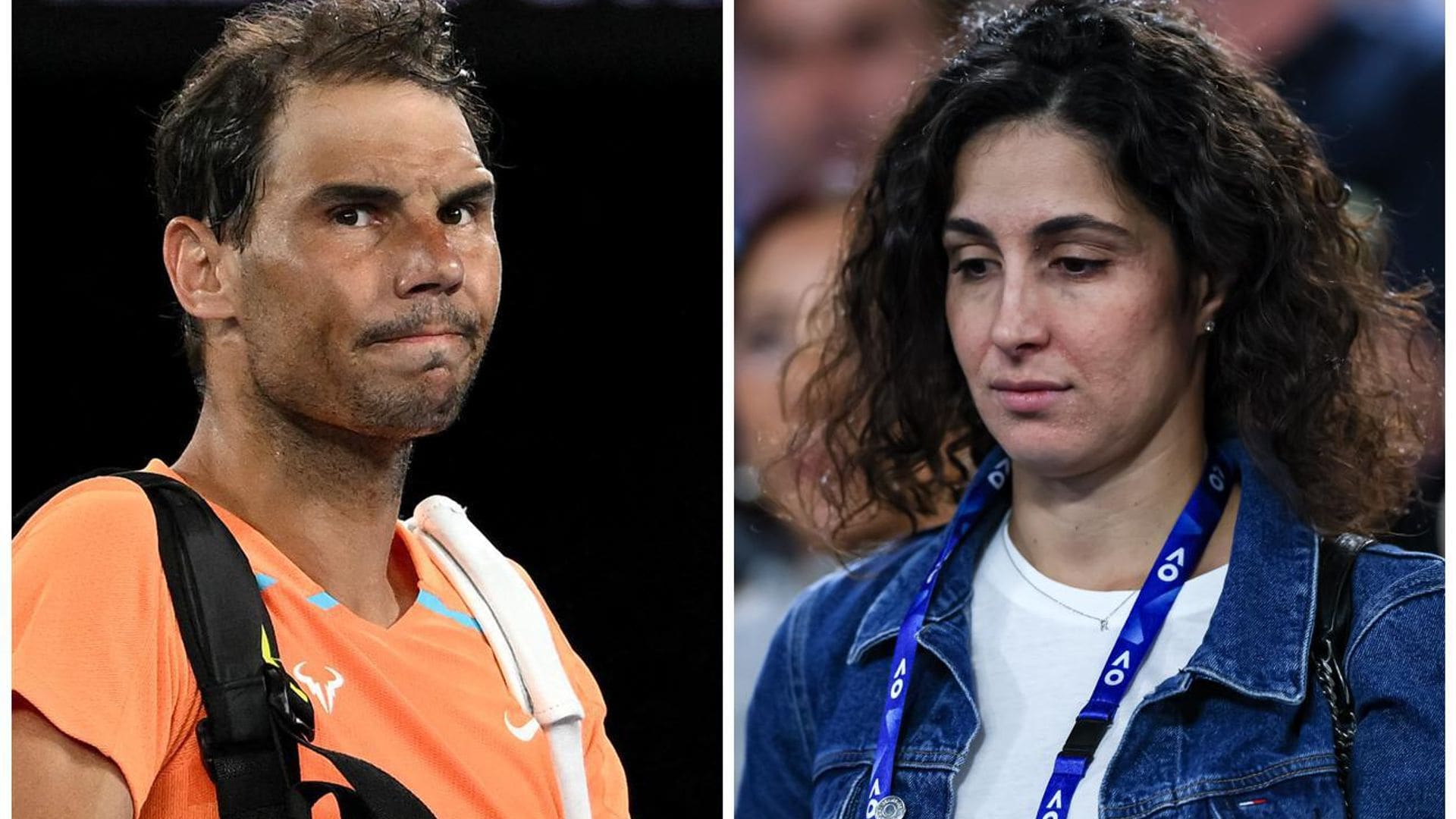 Las lágrimas de Mery Perelló ante la lesión y derrota de Rafa Nadal en Australia