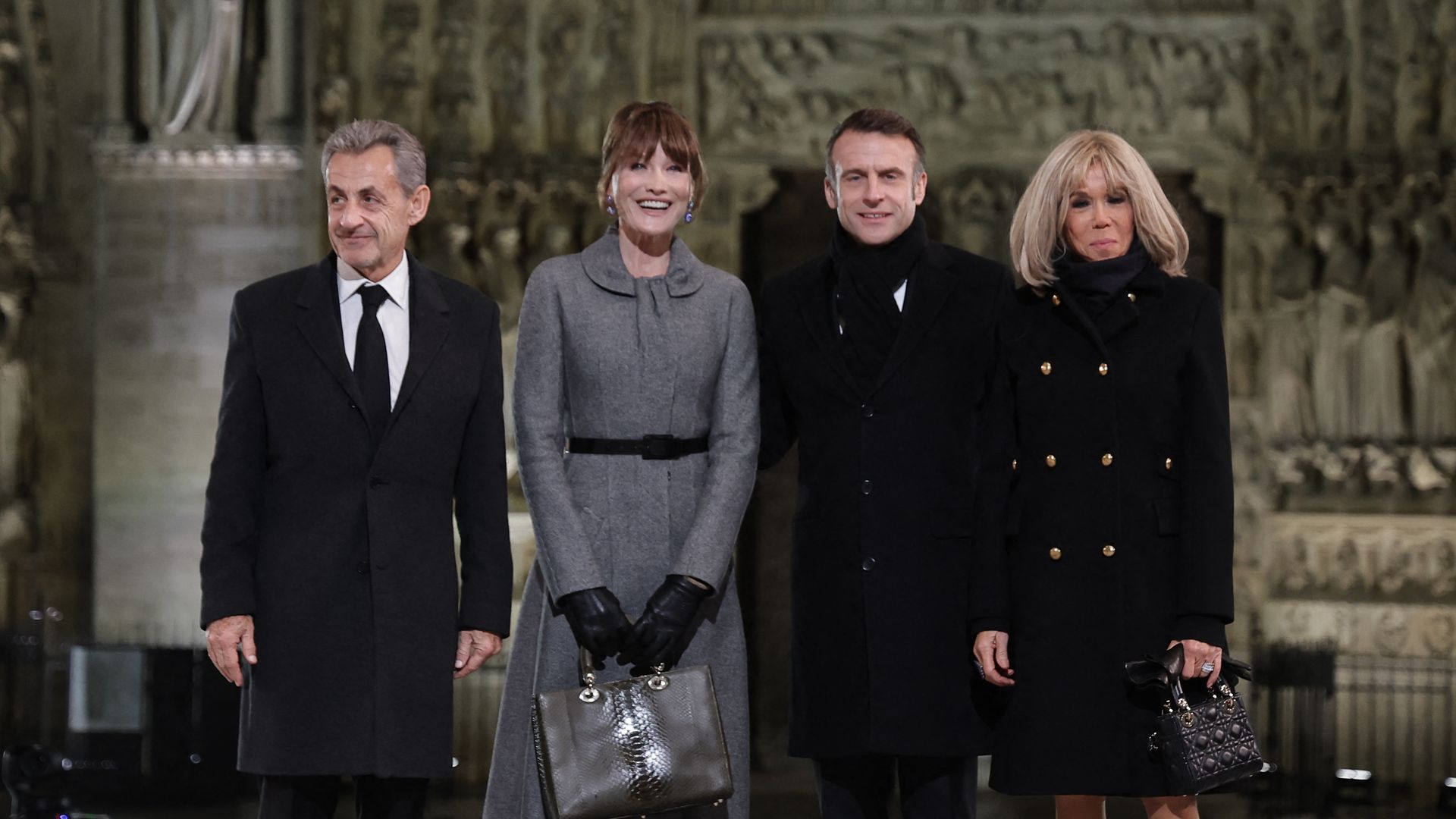 Cumbre de personalidades en la reapertura de Notre Dame: de los reyes de Bélgica a Carla Bruni y Salma Hayek