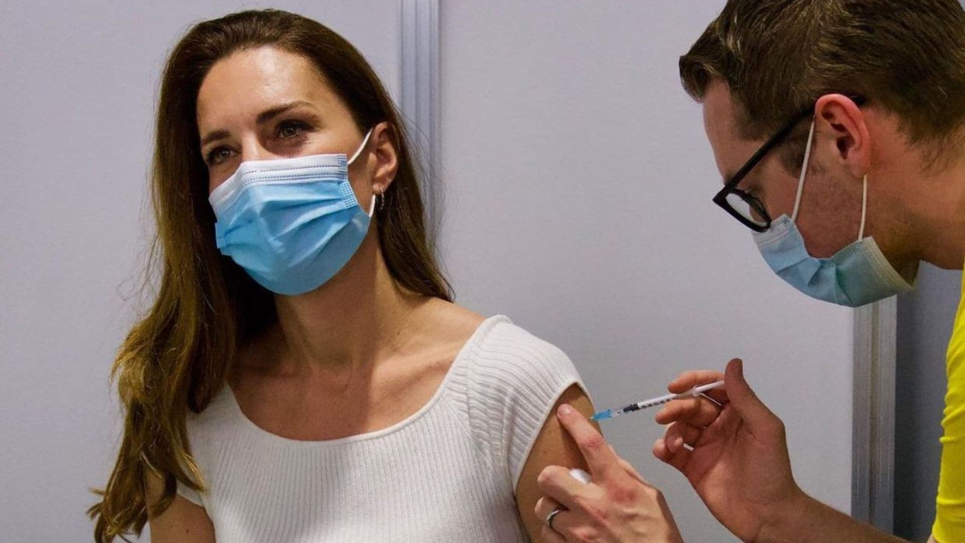 Kate Middleton recibe la primera dosis de la vacuna contra el coronavirus