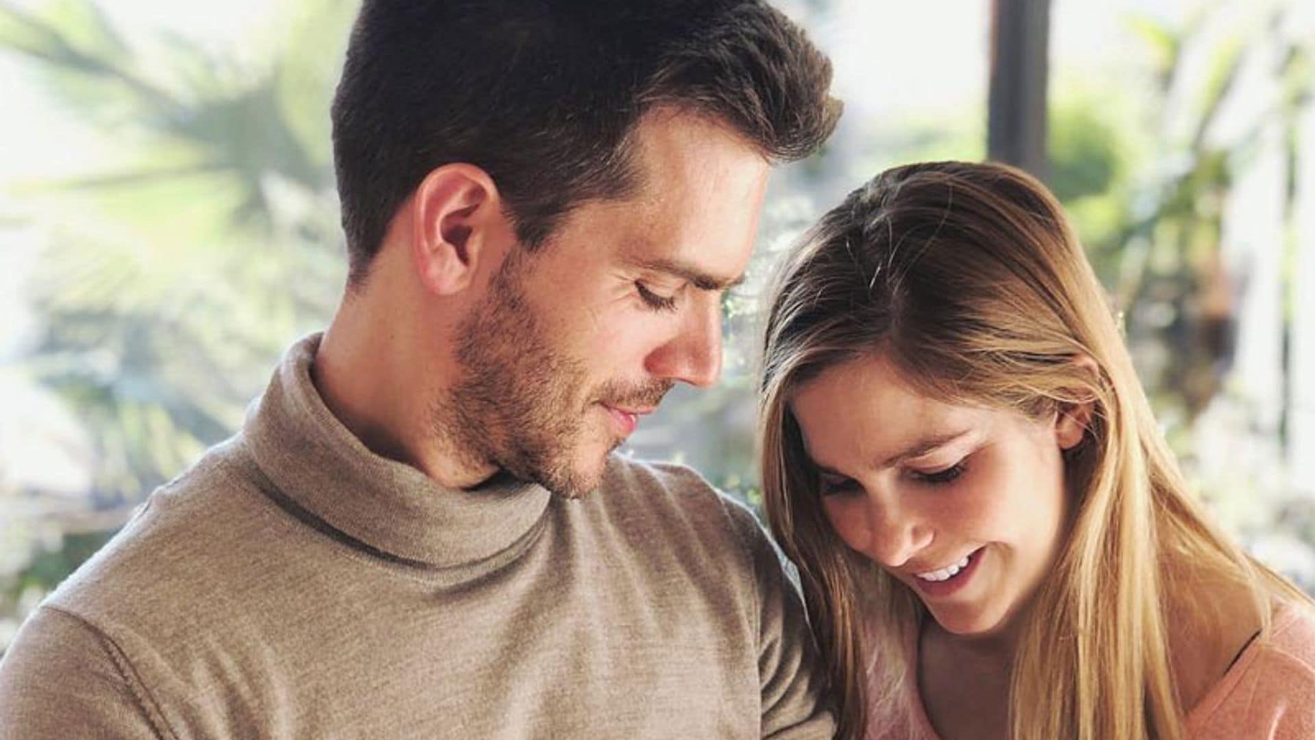 Natalia Sánchez y Marc Clotet comparten la primera foto de familia con su hija