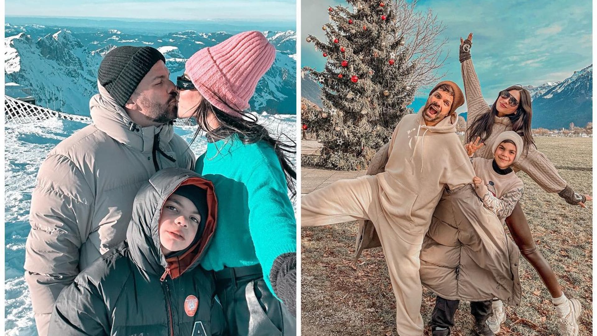 Foto a foto, el inolvidable viaje de Alejandra Espinoza y su familia a Suiza