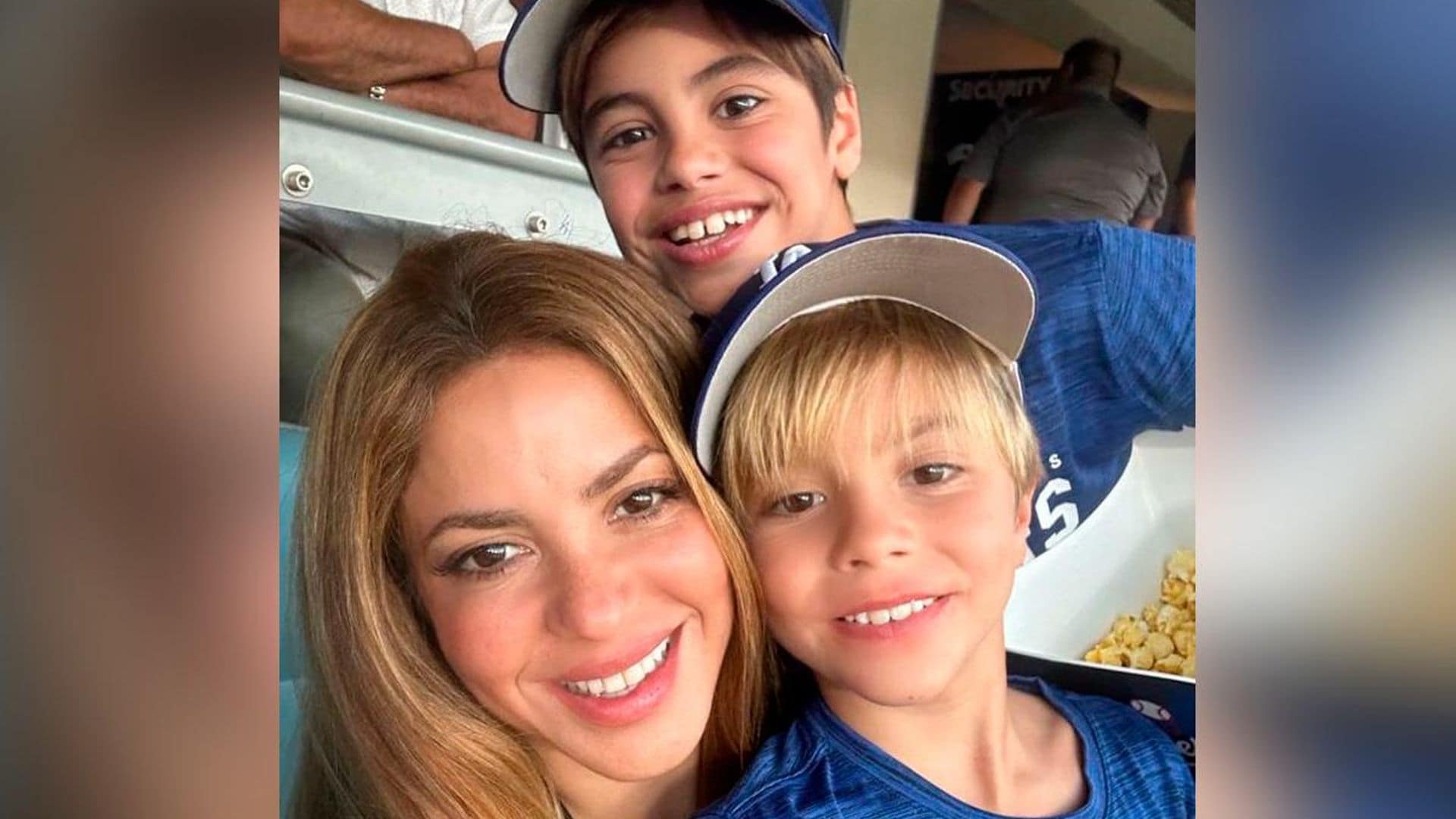 shakira y sus hijos