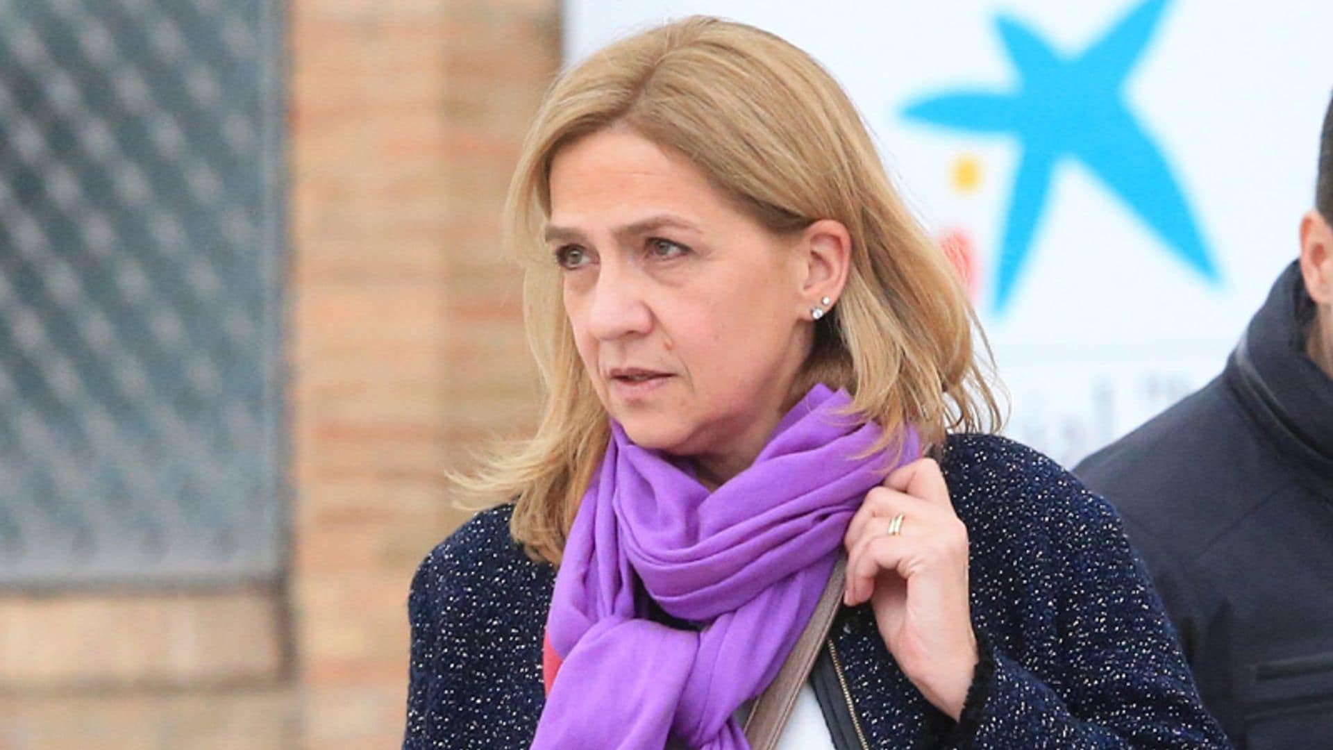 La infanta Cristina, en Barcelona la semana en la que se va a conocer la sentencia del caso Nóos