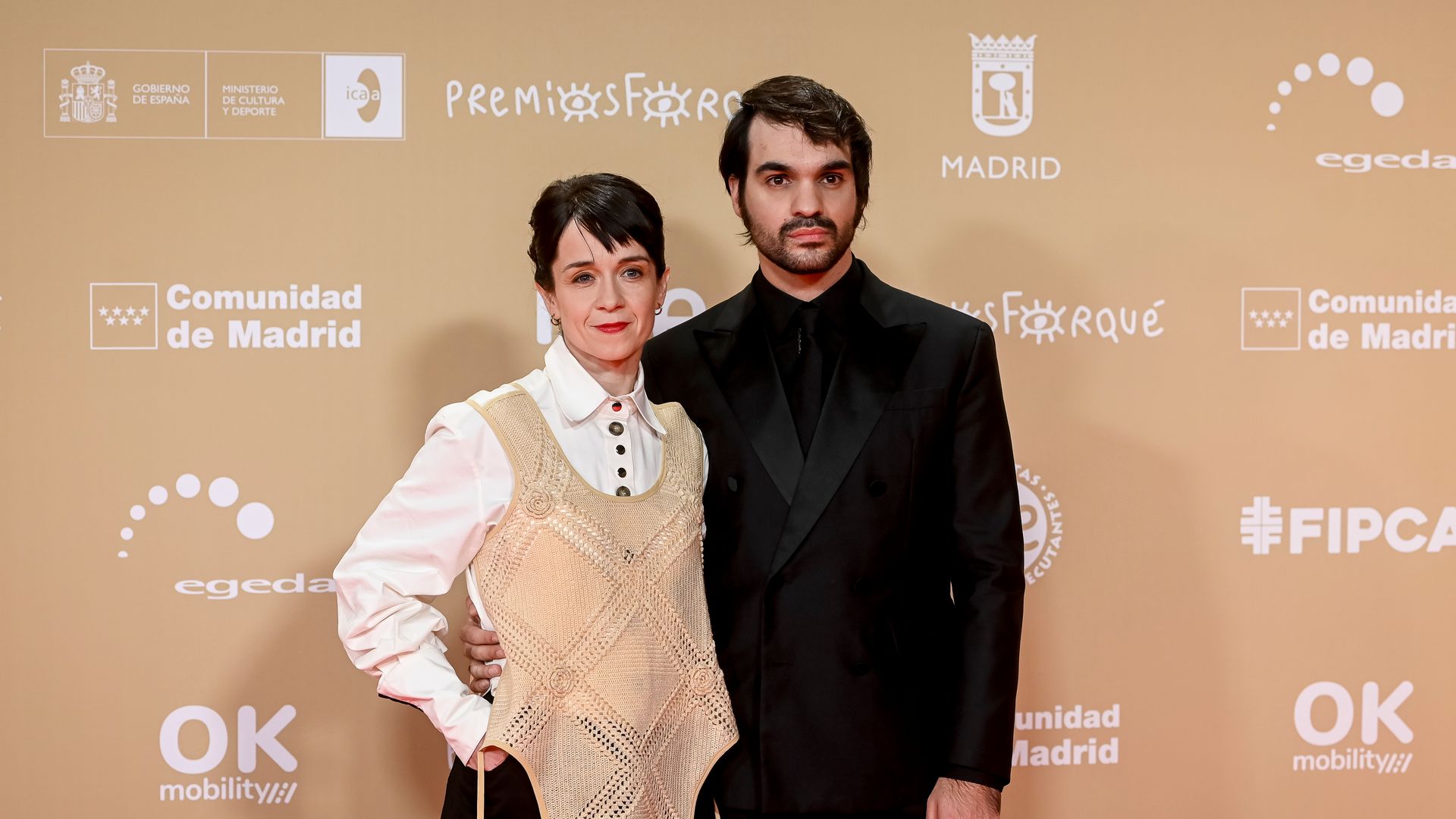 Miren Gaztañaga y Eneko Sagardoy en los Premios Forqué 2024