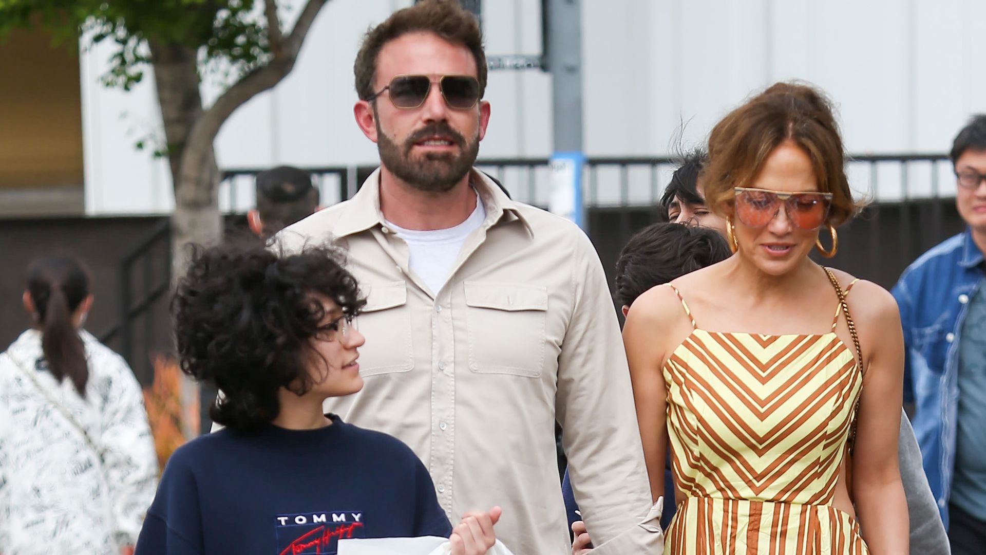 En fotos, así fue la reunión de Ben Affleck, JLo y Jennifer Garner por sus hijos Emme y Fin