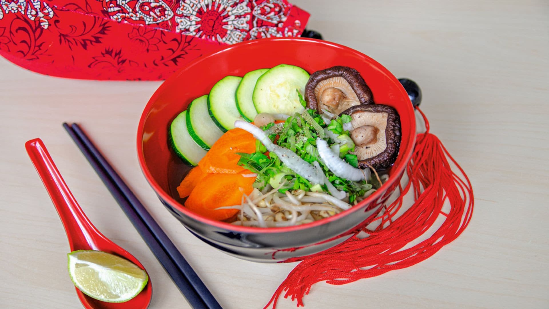 Sopa de fideos al estilo Kung Fu Panda