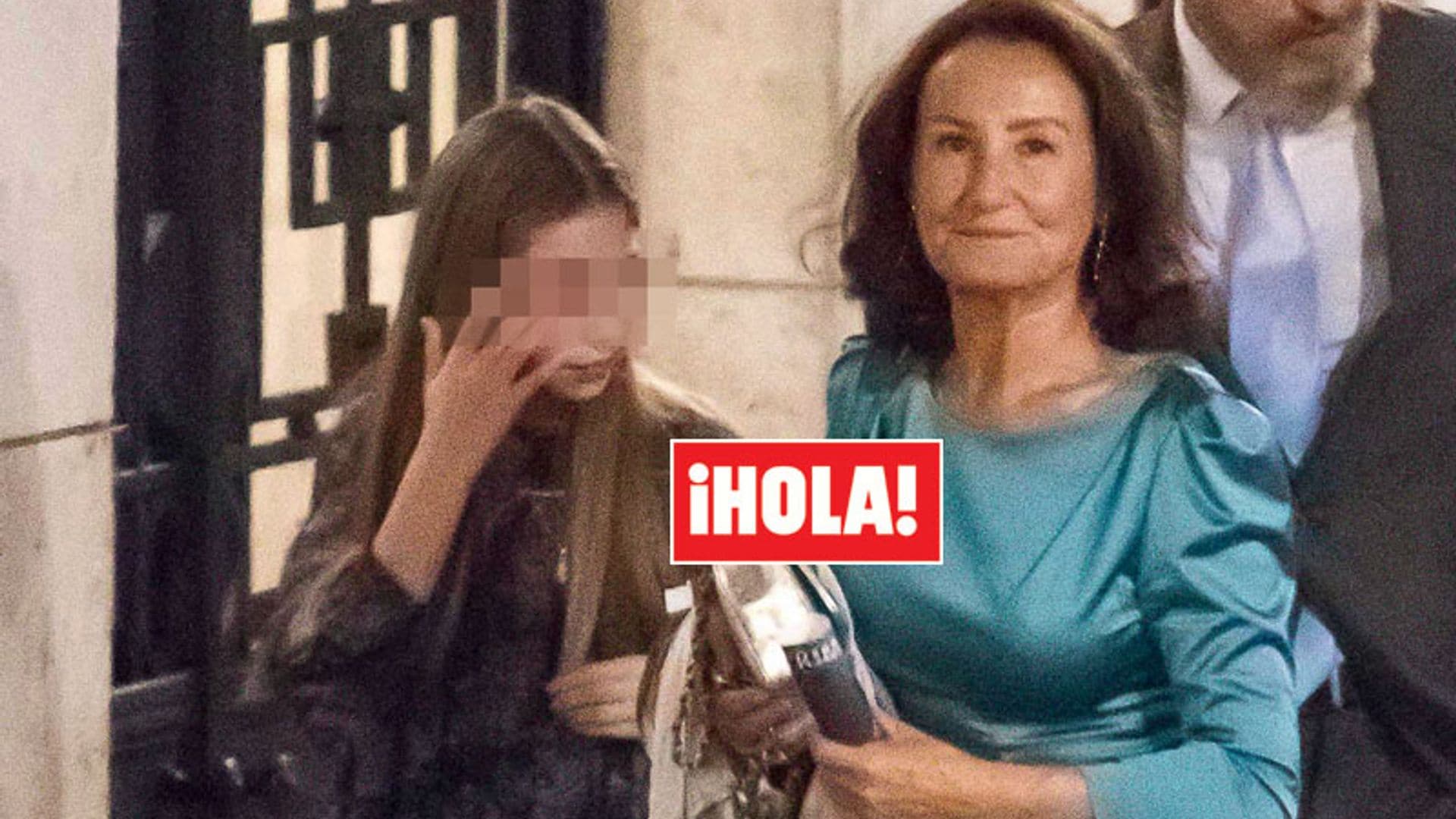 El 'efecto Leonor' llega a la familia Ortiz: la hija de Telma recicla un vestido de la Princesa