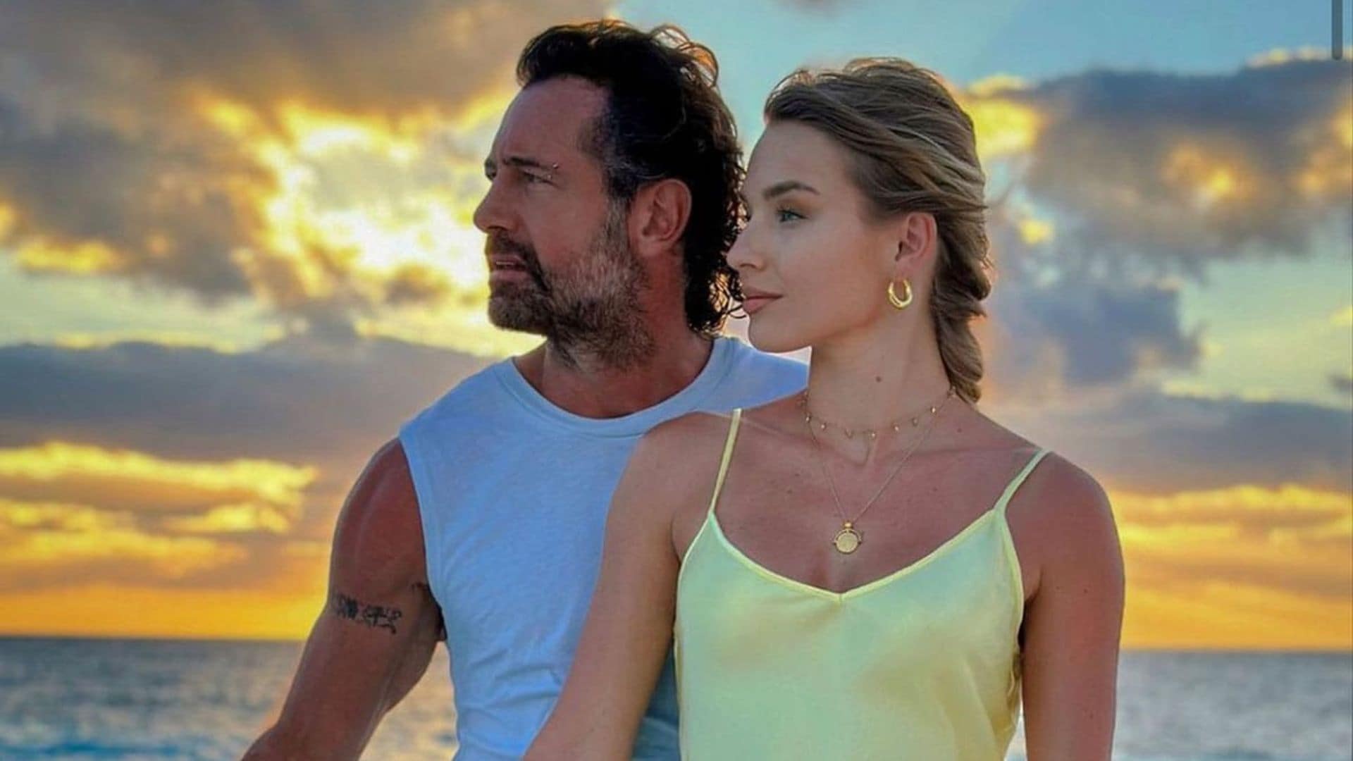 Se acabaron los rumores, Irina Baeva y Gabriel Soto reaparecen juntos y enamorados en la playa