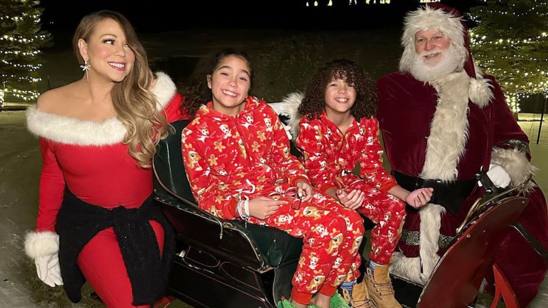 Mariah Carey inaugura la Navidad 'descongelándose' en un divertido vídeo junto a sus dos hijos