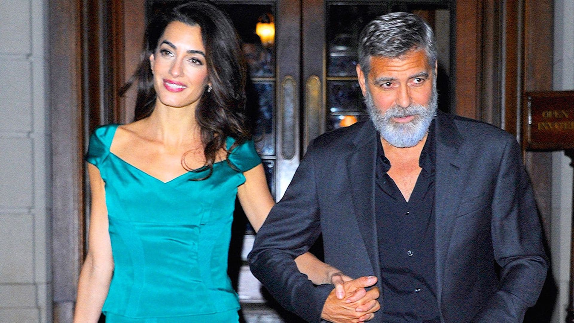 George Clooney interrumpe una videollamada para charlar con su hijo Alexander