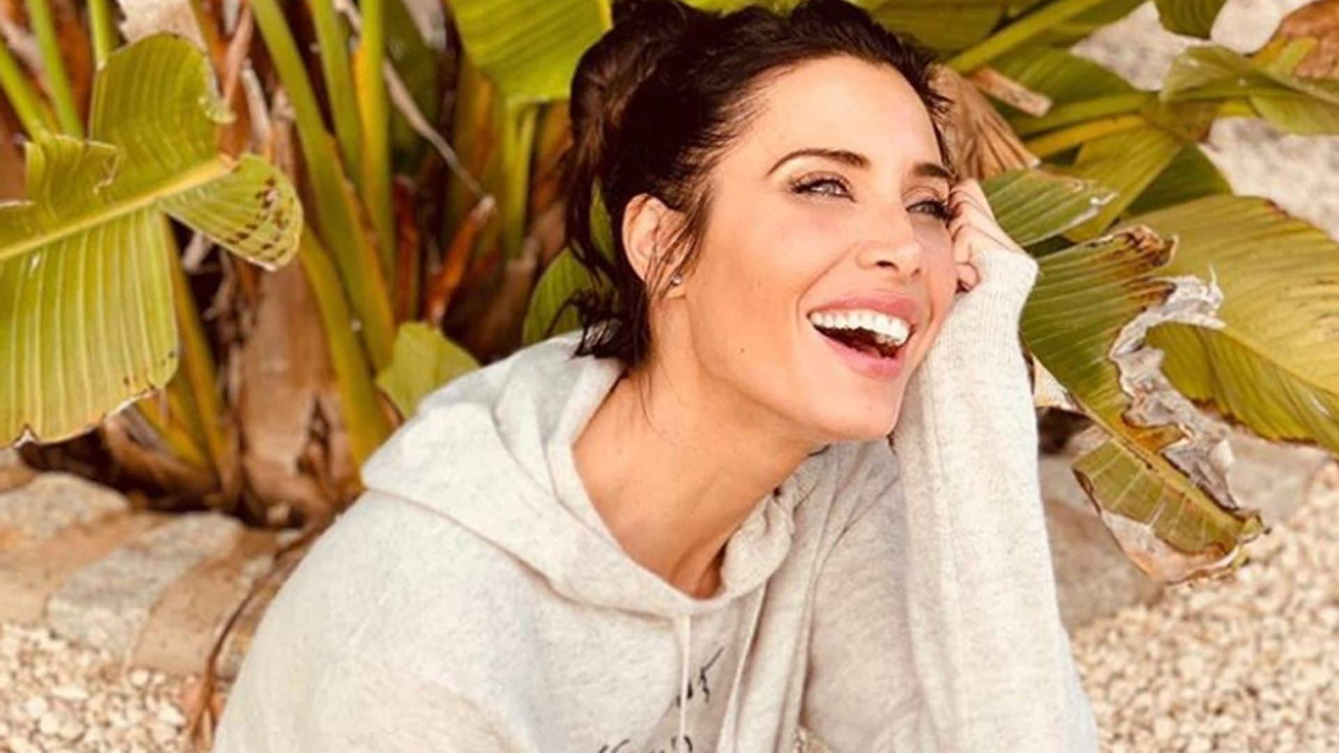 Una escoba, un juguete de sus hijos... Pilar Rubio sabe cómo entrenar en cualquier situación