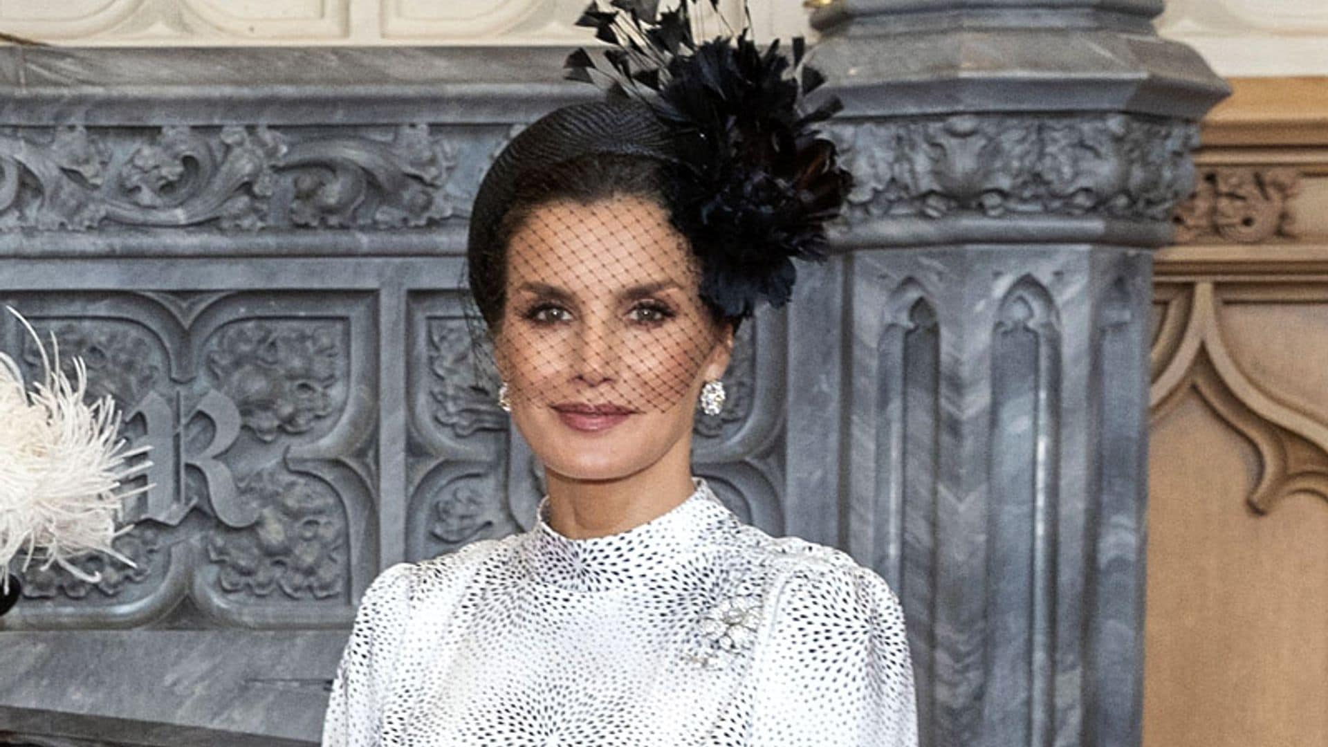 Doña Letizia lleva la moda española al castillo de Windsor