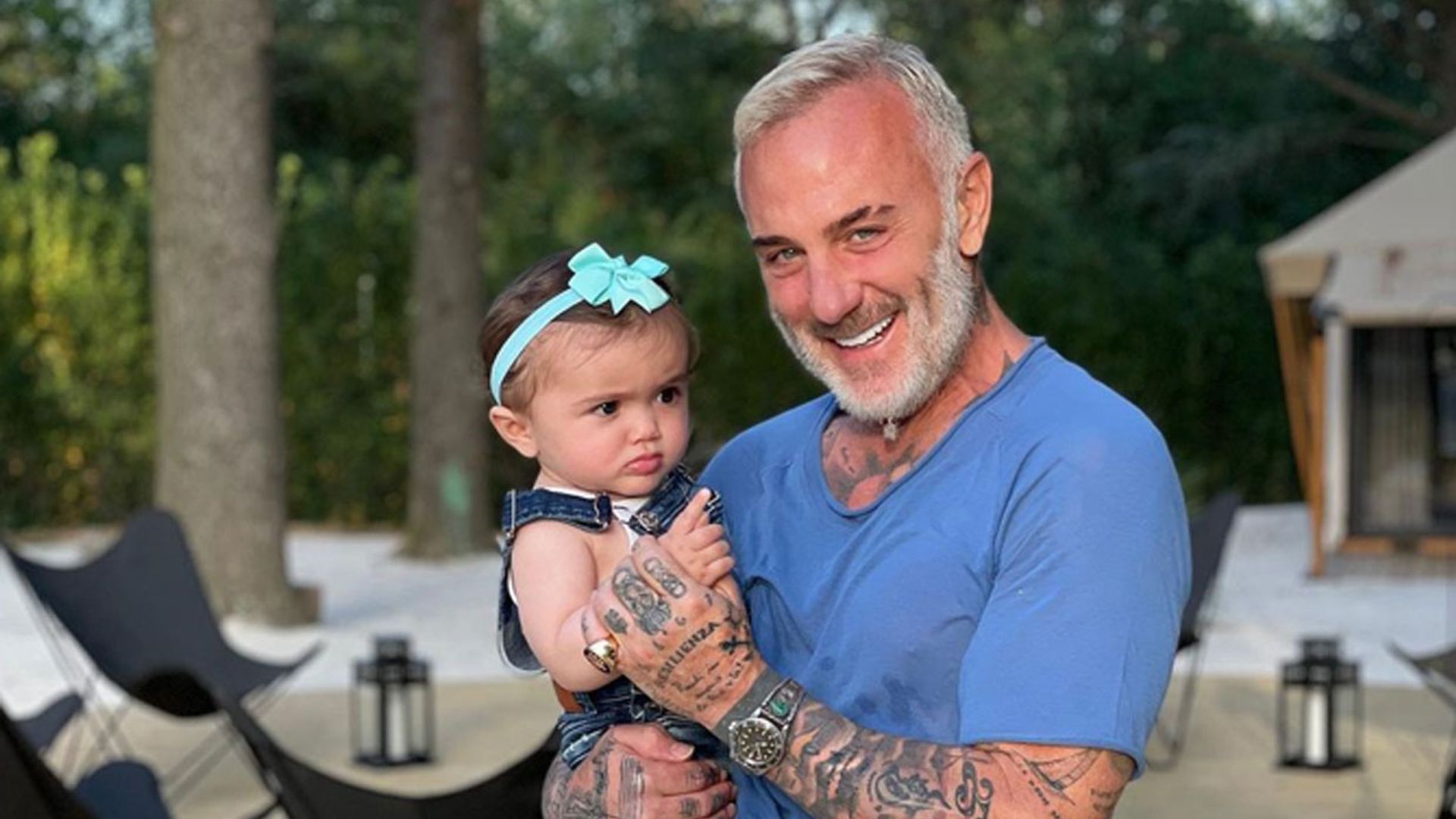 ¡Igual que papá! La hija de Gianluca Vacchi ya tiene su primer coche con solo un año de edad