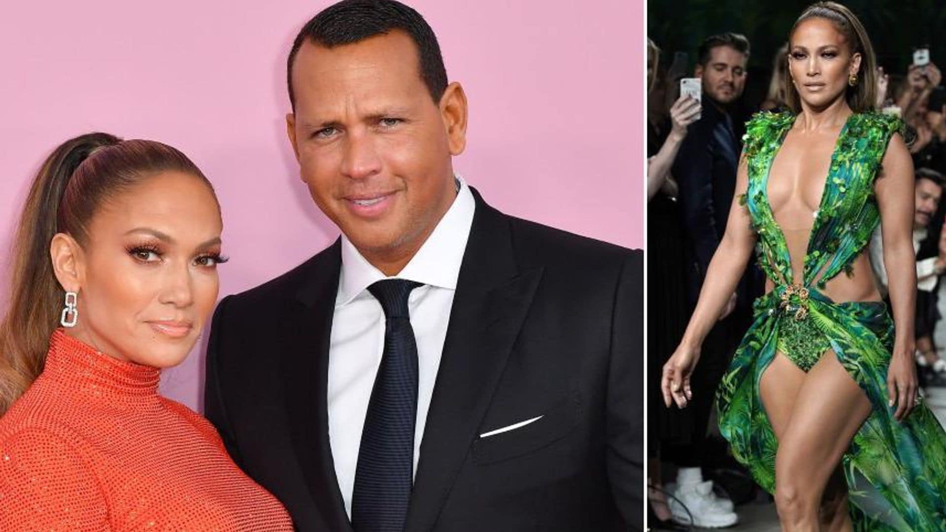 Alex Rodriguez reacciona al icónico momento de Jennifer Lopez en la pasarela de Versace