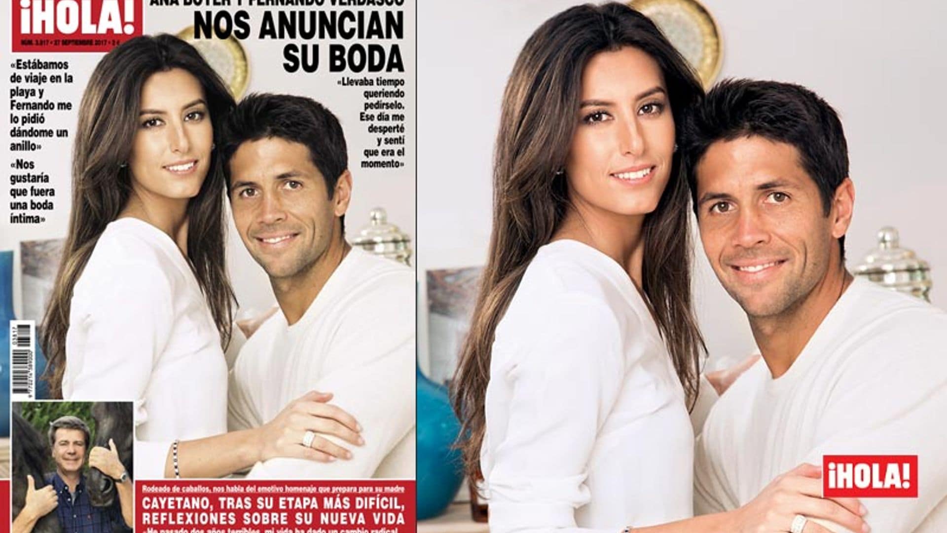 En ¡HOLA!, Ana Boyer y Fernando Verdasco nos anuncian su boda