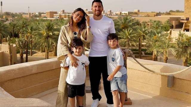 lionel messi y familia