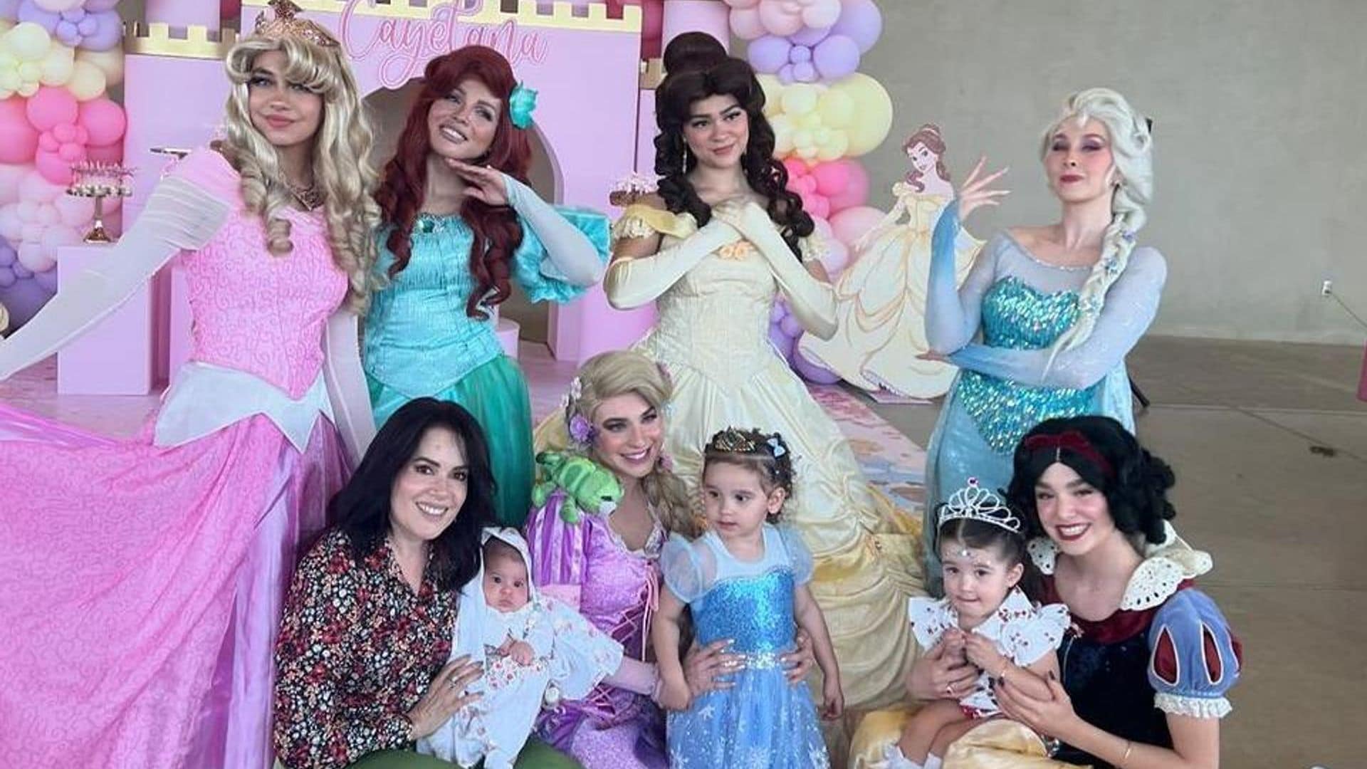 Con una fiesta de princesas, Camila Fernández celebra los tres años de Cayetana