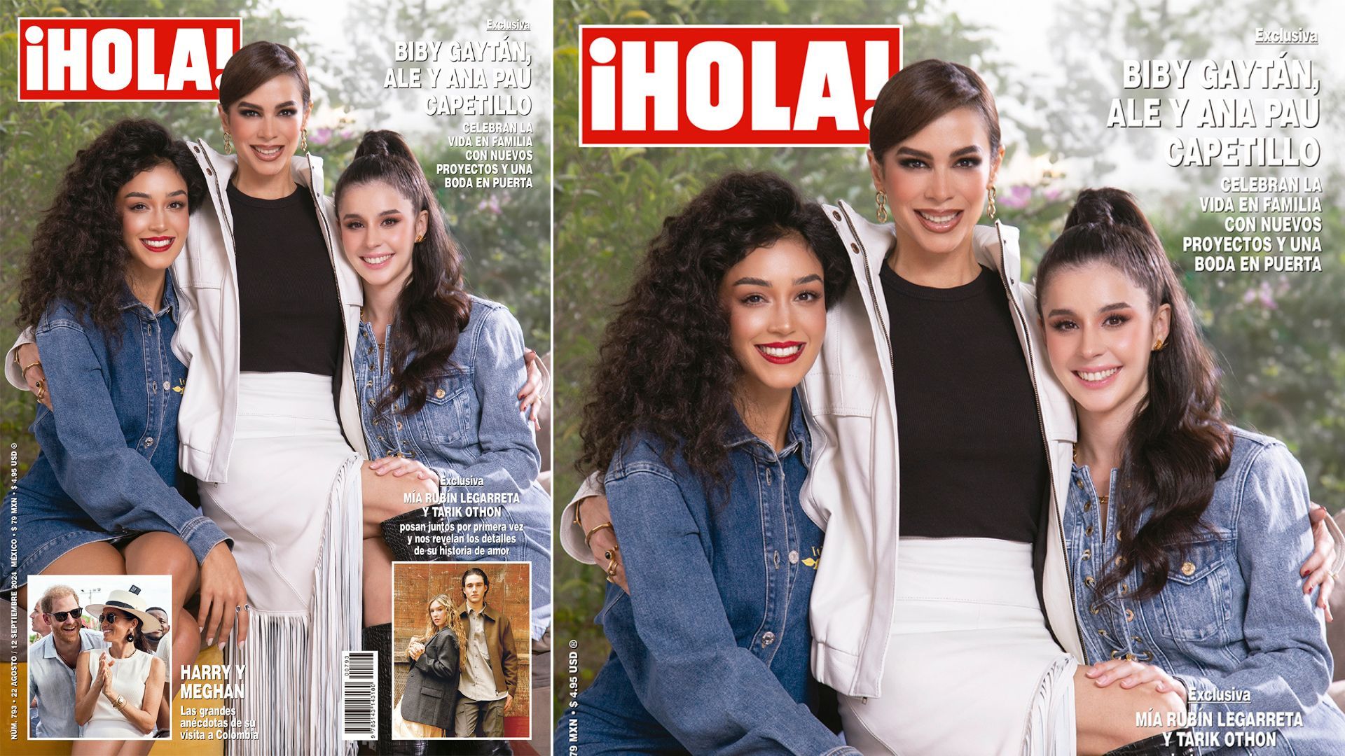 En ¡HOLA!, Biby Gaytán, Ale y Ana Pau Capetillo celebran la vida con nuevos proyectos y boda en puerta