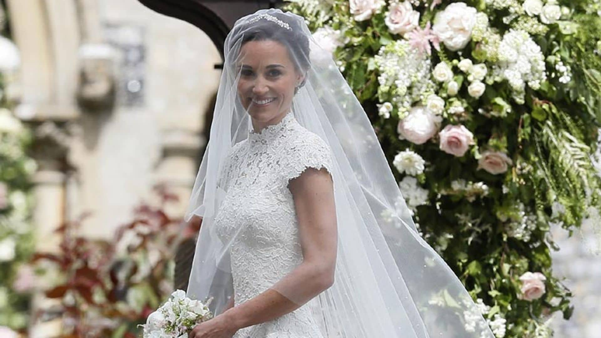 El segundo vestido que llevó Pippa Middleton el día de su boda era de Pronovias