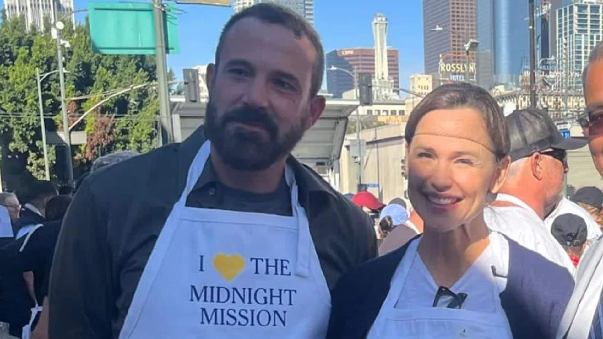 Ben Affleck y Jennifer Garner derrochan complicidad en su especial festejo de Día de Gracias