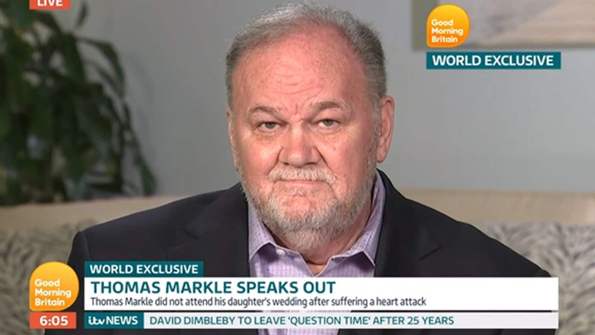 Thomas Markle, padre de Meghan, aviva aún más la polémica con su última entrevista