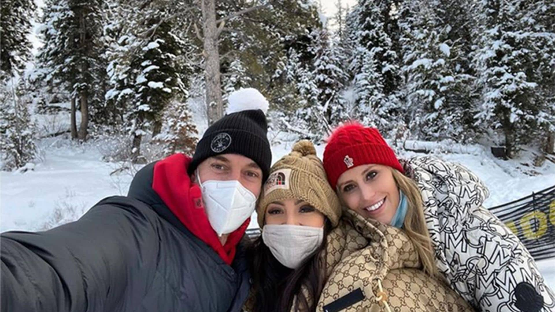 Pau Gasol, de escapada a la nieve con la viuda de Kobe Bryant y sus hijas