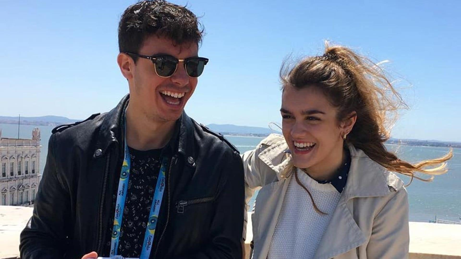 Un pastel típico y mucho amor... así ha sido la llegada de Alfred y Amaia a Lisboa