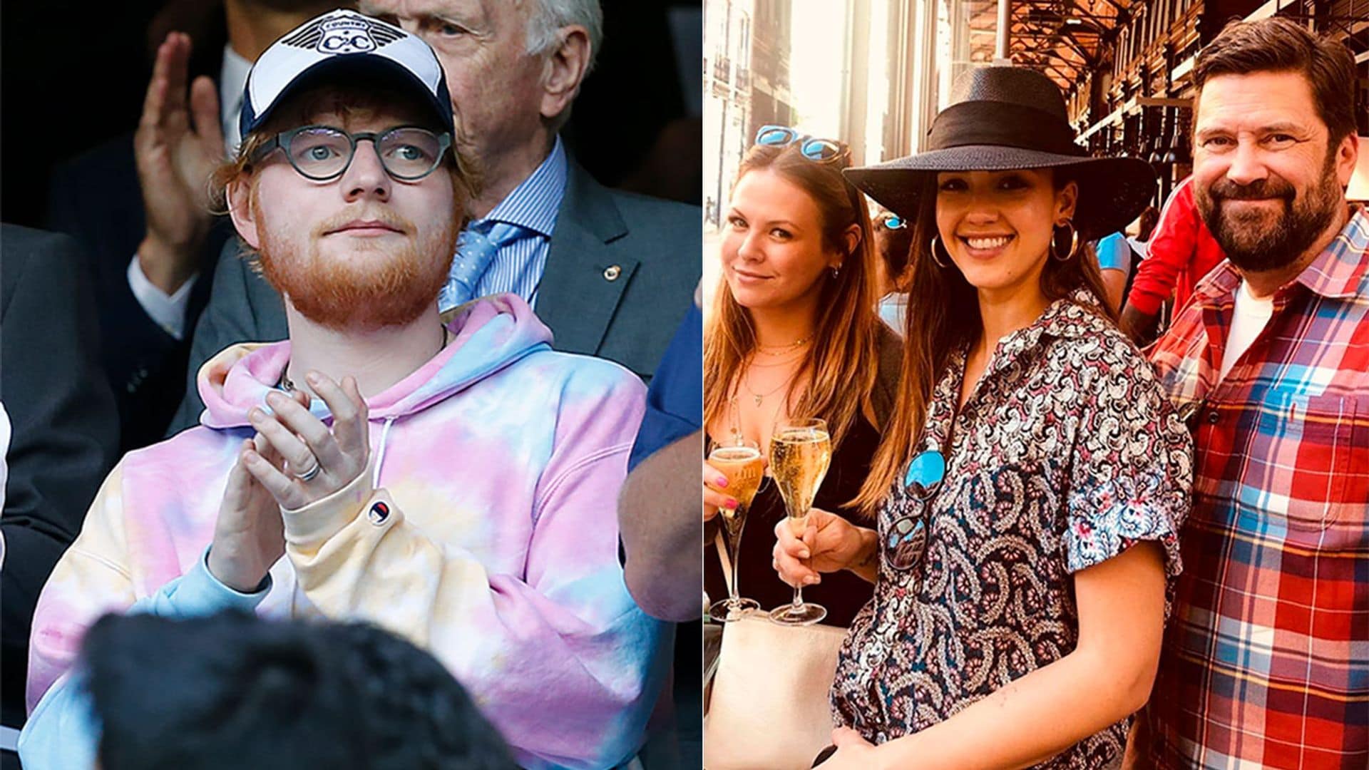 Los planes más variopintos de Ed Sheeran y Jessica Alba a su paso por Madrid