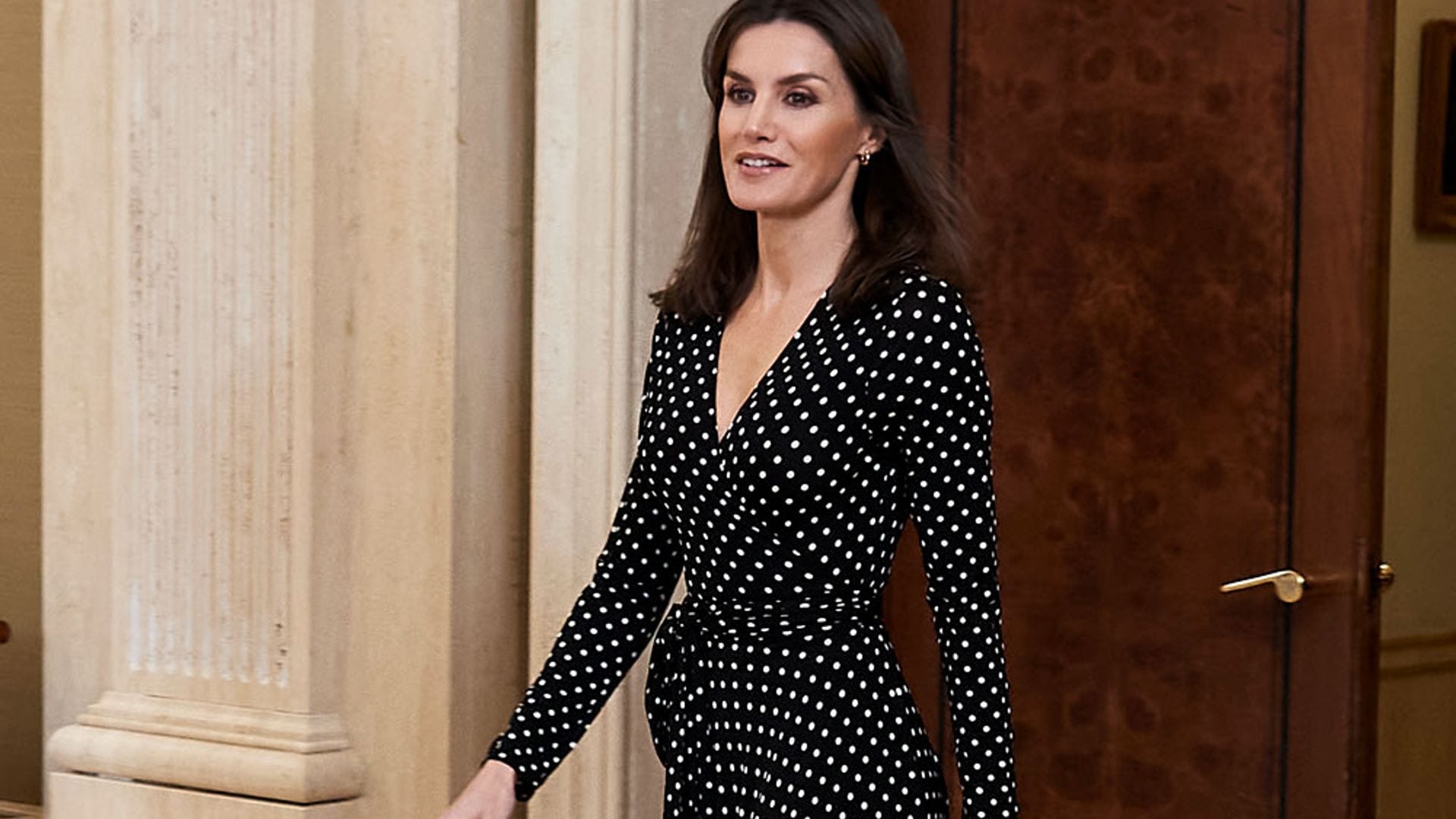 letizia vestido lunares