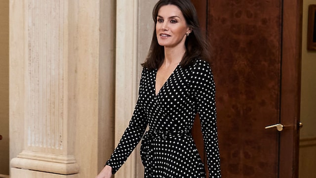 letizia vestido lunares