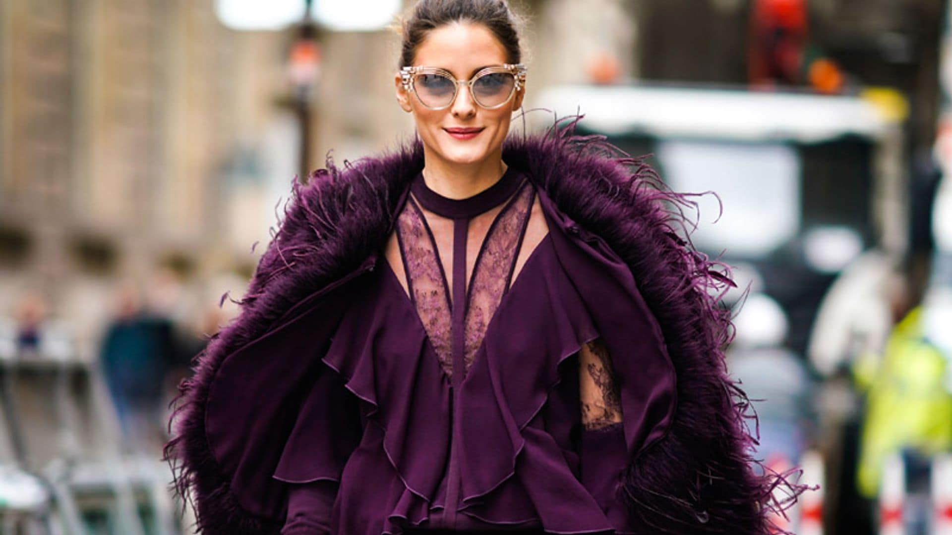 Dame pelo ('faux') en invierno y en primavera… ¡plumas! Firmado: Olivia Palermo