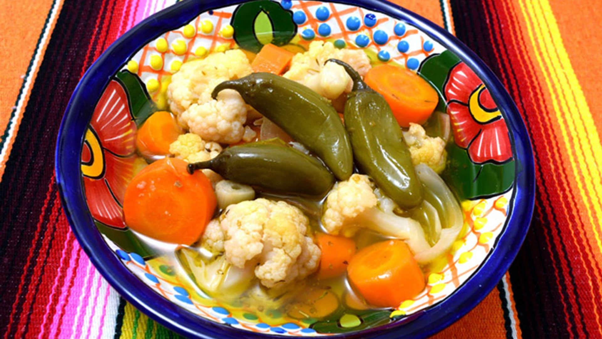 Verduras en escabeche