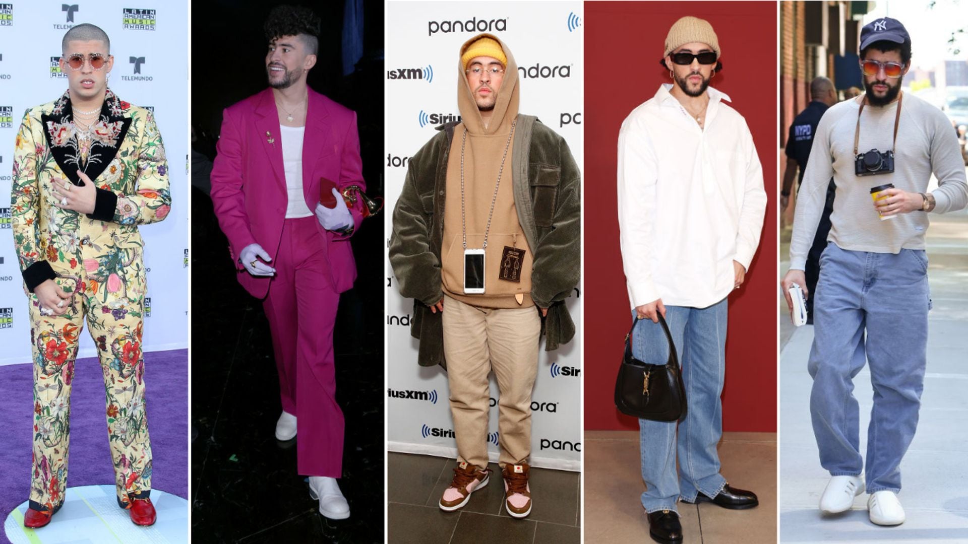 La impactante transformación del estilo de Bad Bunny a lo largo de su carrera