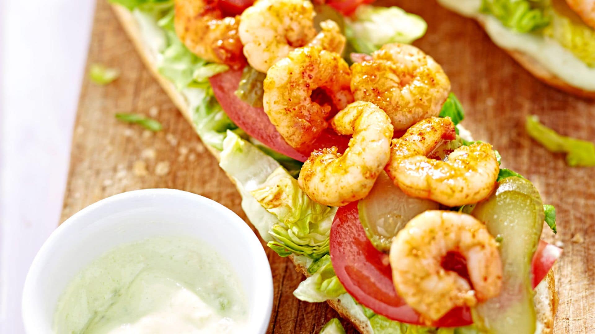 ¡Flechazo gastro!: ‘Po-boy’, el increíble bocadillo de gambas típico de Nueva Orleans