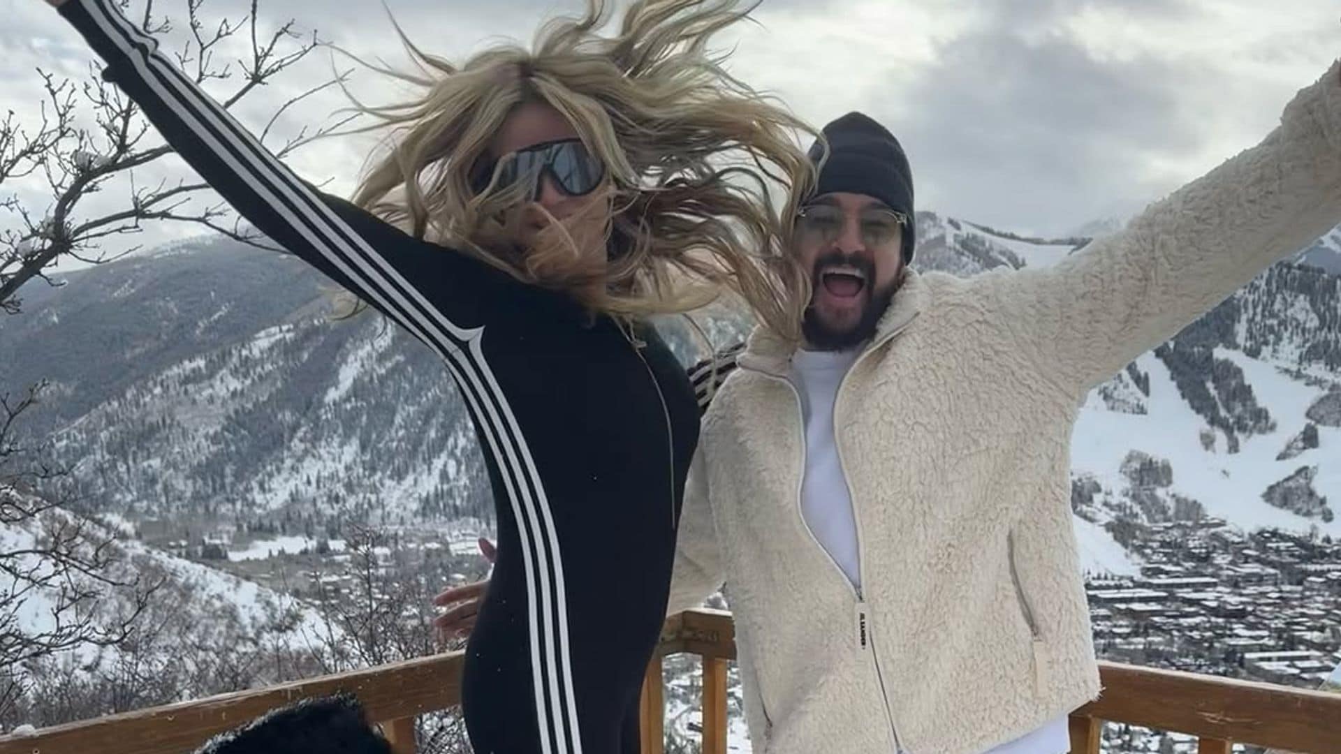 Heidi Klum, vacaciones en Aspen entre baños bajo cero y besos con su chico, Tom Kaulitz