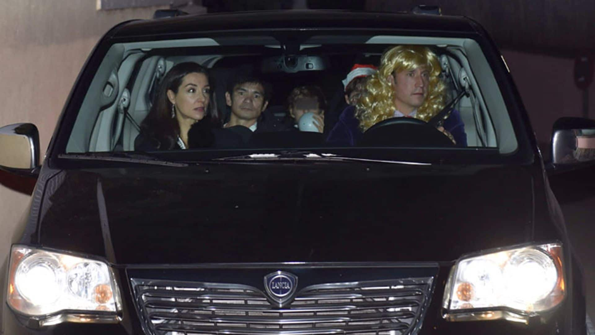 La familia del rey Juan Carlos celebra la Nochebuena en casa de doña Pilar