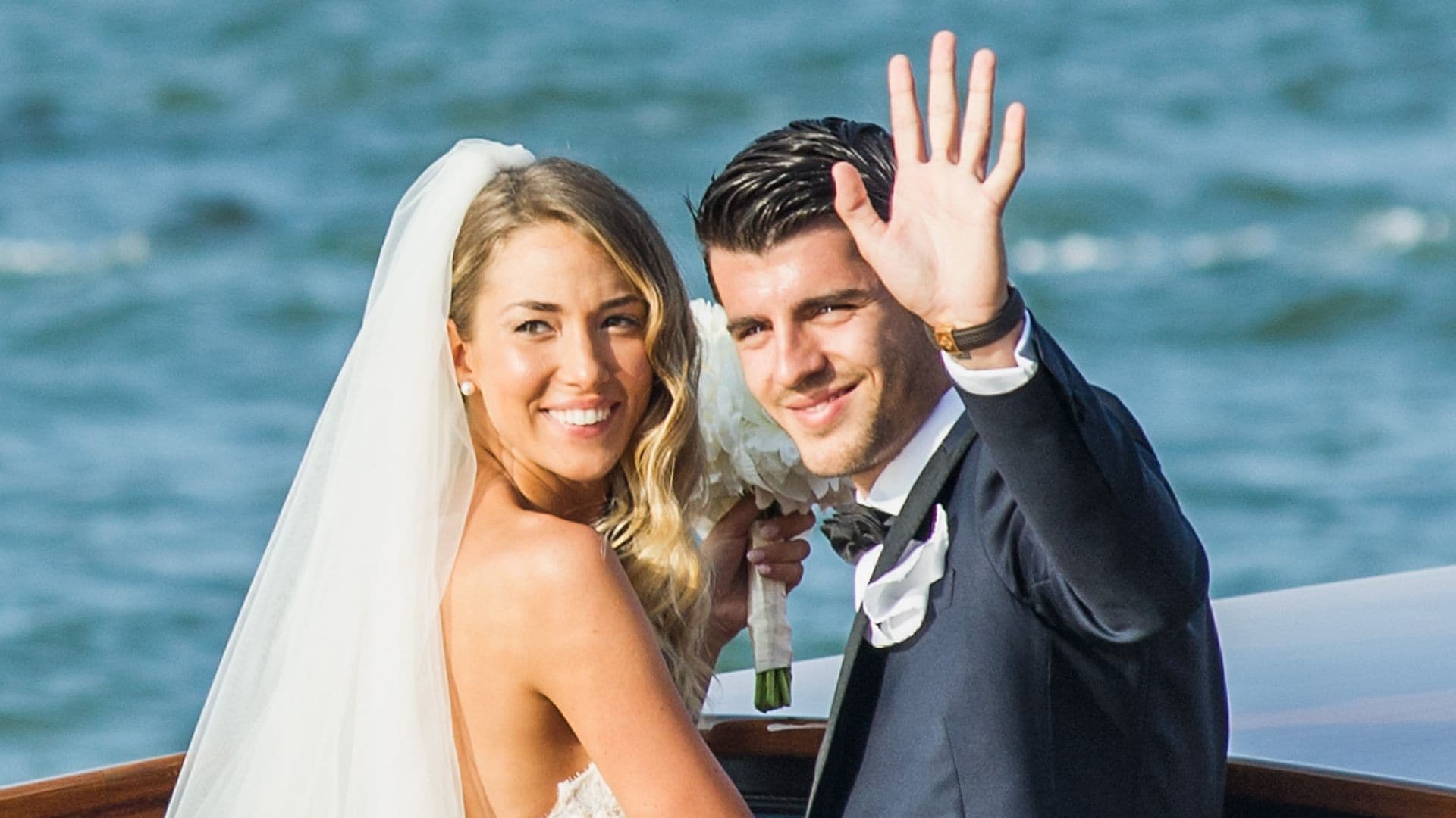 La historia de amor de Alice y Morata: un flechazo por redes, una boda de ensueño y seis mudanzas